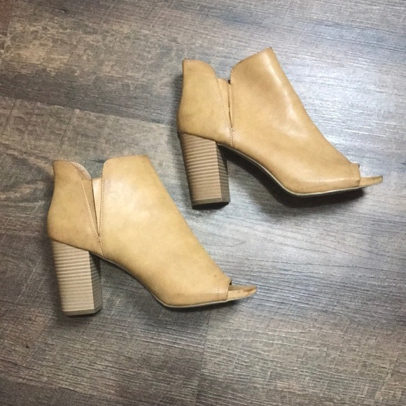 Madden Girl Heeled Open Toe Booties - Picture 2 of 10